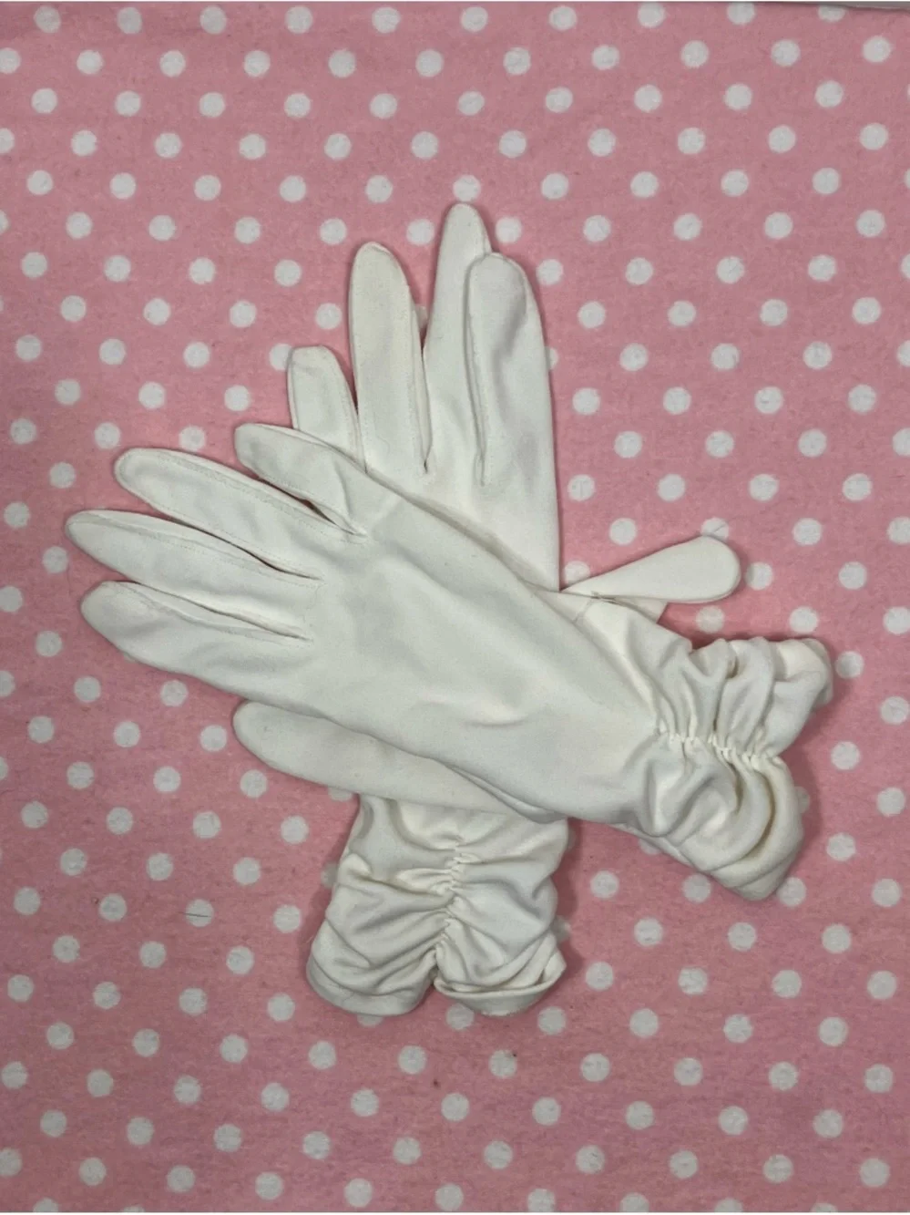Vintage Ladies White Gloves 7